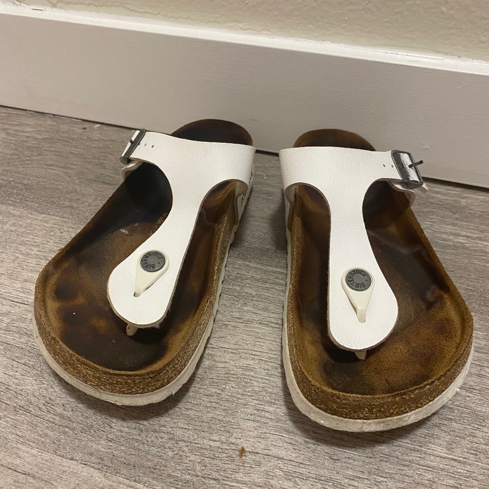 Birkenstock Size 36 Women’s Gizeh White  Sandals